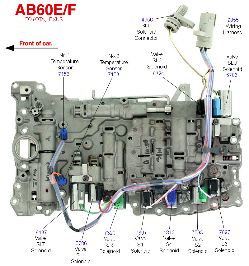 Ab60f Схема АКПП AB60E,AB60F, TB-68LS, TB68-LS, TB68LS Electrical — полная ...