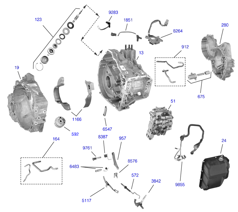 Схема гидроблока aw55 51sn Схема гидроблока aw55 51sn